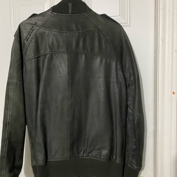 G star mens bomber leather jacket. - Picture 2 of 2